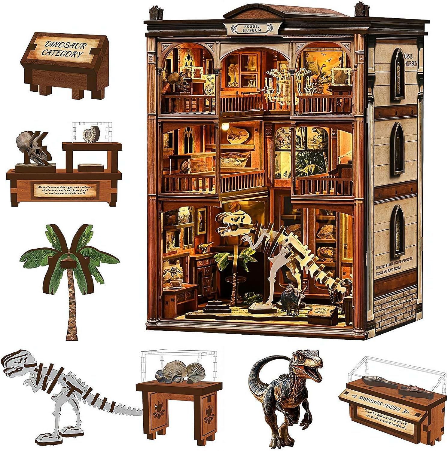 Un Museo en Miniatura: Rincón de Libros 3D Fósil