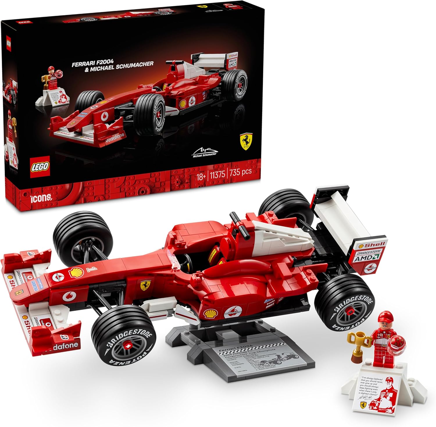 LEGO Ferrari F2004: Un Icono de la F1 en tus Manos