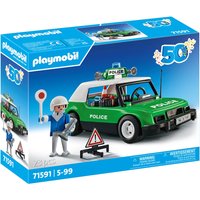 Coche Policía Clásico Playmobil: ¡50 Años de Aventura!