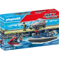 ¡Emocionante Persecución Policial en el Agua con Playmobil!