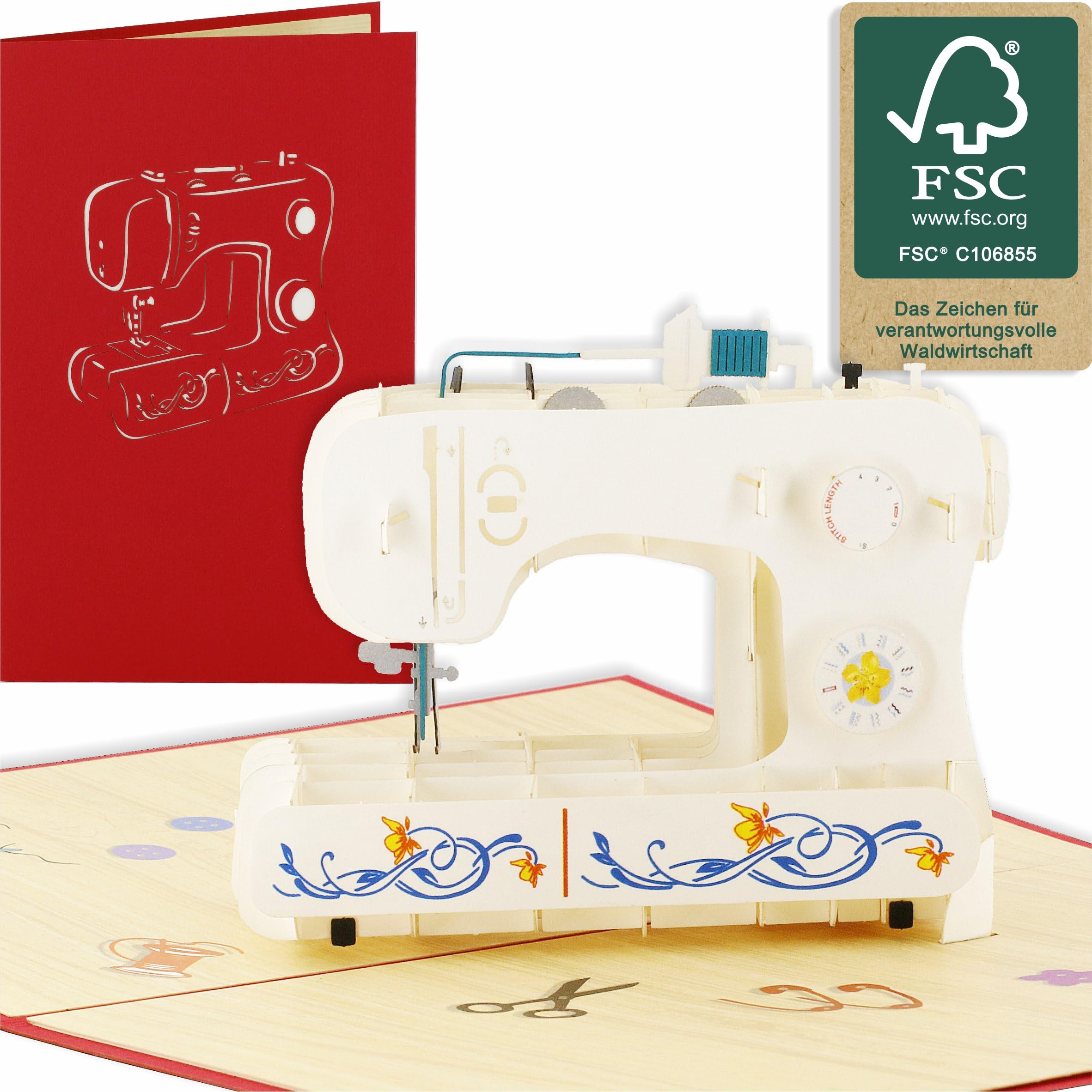 Máquina de Coser Desplegable: Un Regalo con Hilo